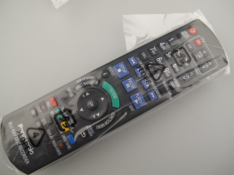 Panasonic Blu Ray Remote Control N2QAYB000337 For Models DMRBS750EBK