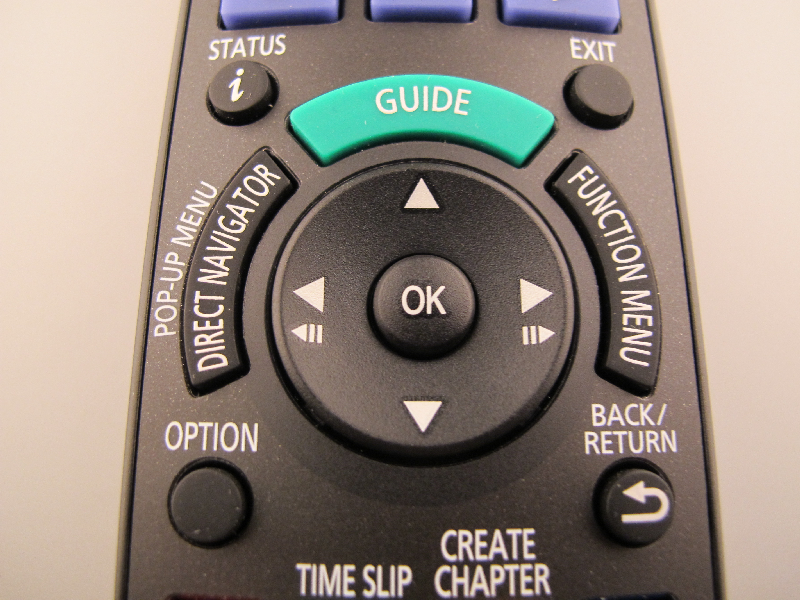 Panasonic Blu Ray Remote Control N2QAYB000337 For Models DMRBS750EBK