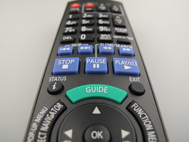 Panasonic Blu Ray Remote Control N2QAYB000337 For Models DMRBS750EBK