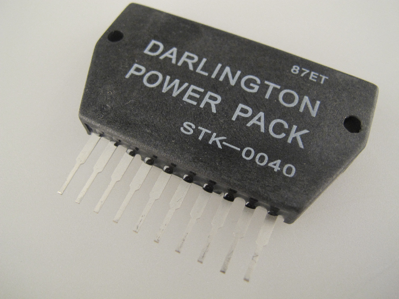 STK0040 Audio Frequency Darlington Power Pack Sanyo STK-0040, 10 Pin