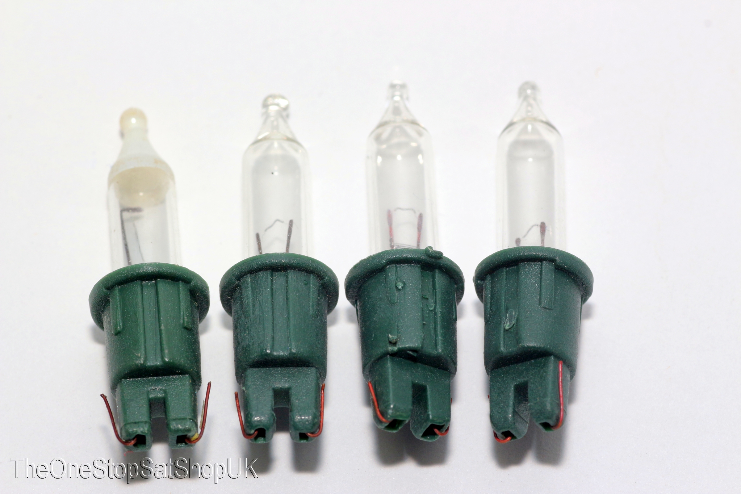 4 x Lyvia 12V 1.2W 788N Push In Notched Clear Christmas Fairy Lights