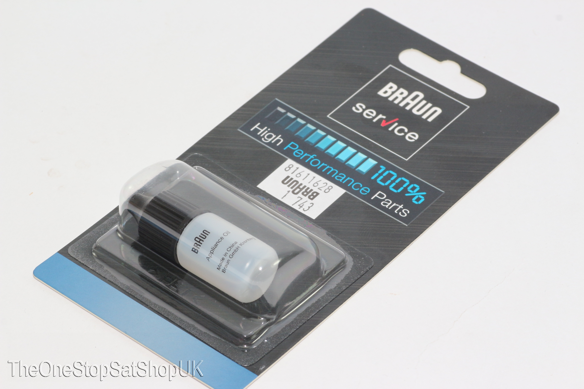 Braun Genuine Shaver Lubricating Oil, 5ml Bottle For Shavers, Clippers