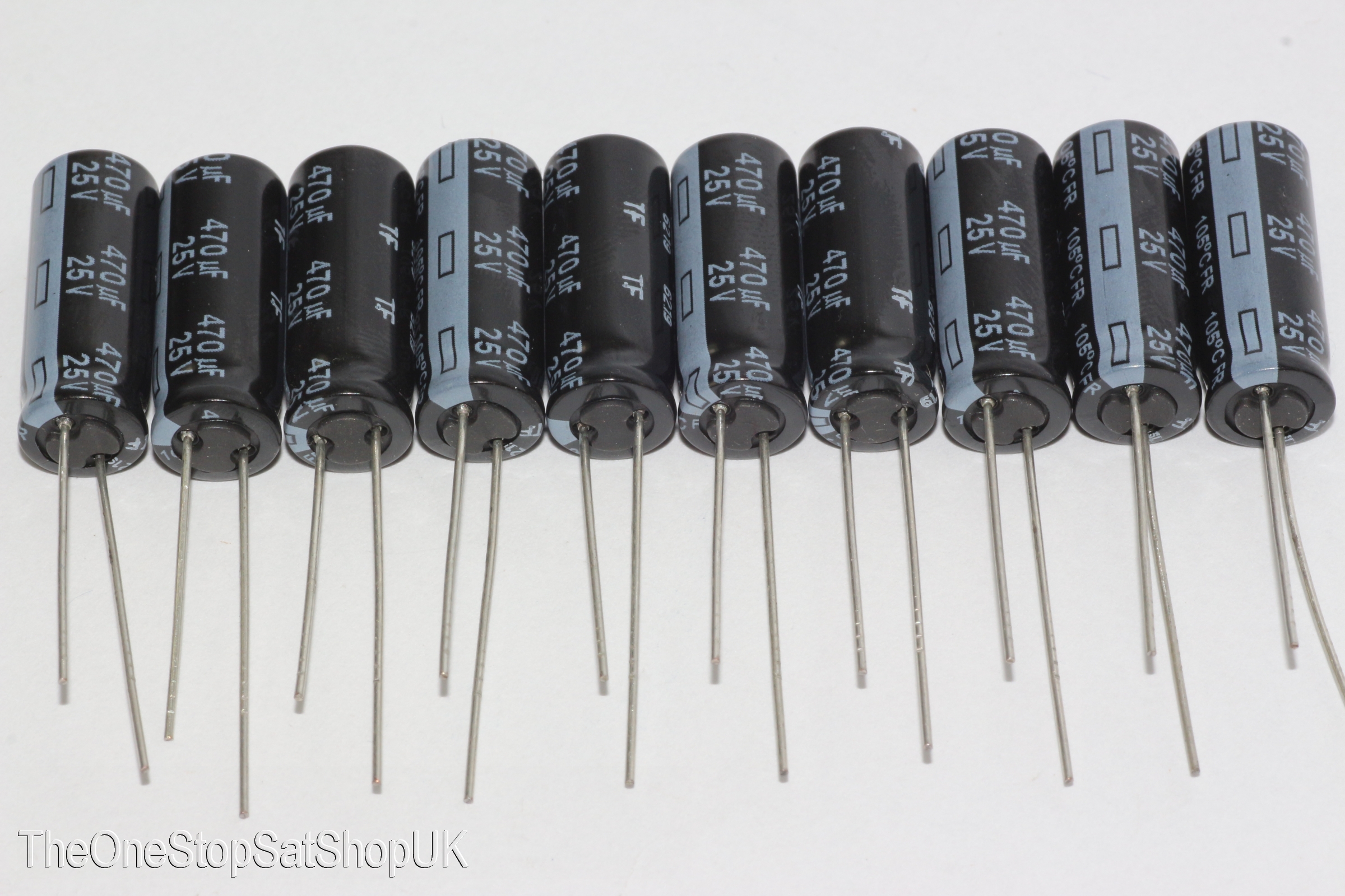 10 x Panasonic 470uF 25V EEUFR1E471L Slim Ultra Low ESR Electrolytic